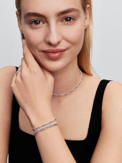 Collana Pandora Tennis Multicolore 394648C01