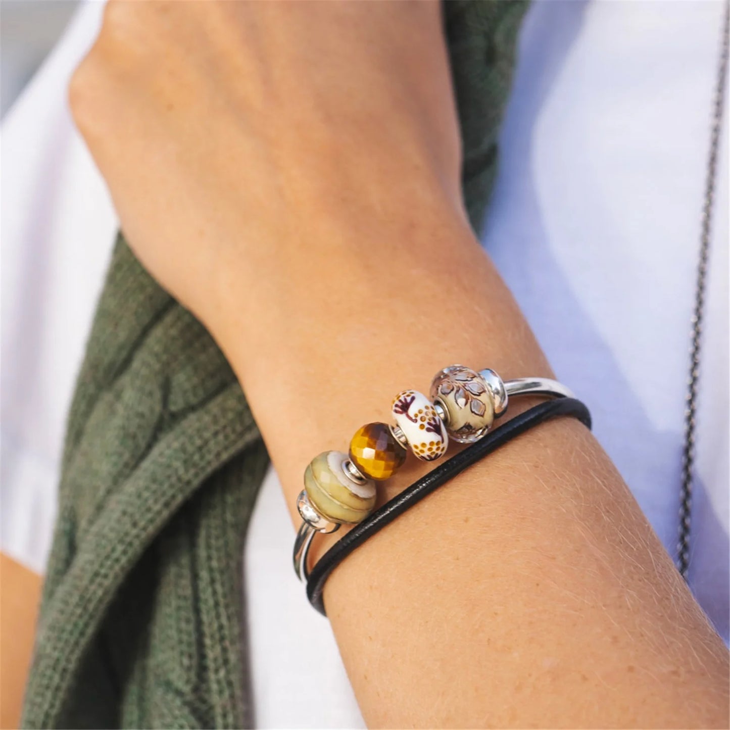 Silver Bead Ring Butterfly in Flight THUN by Trollbeads® - I Love Freedom TAGBE-10242EC