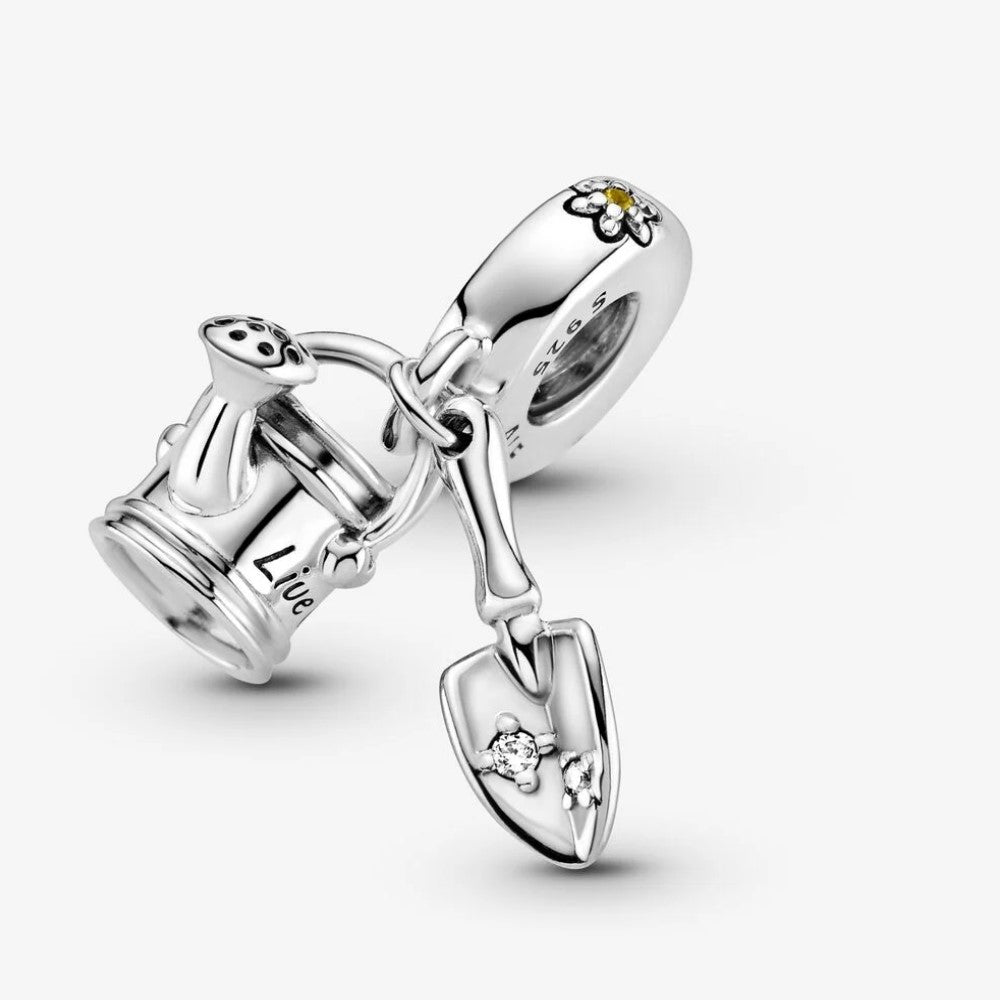 Pandora Watering Can and Shovel Pendant Charm 799359C01