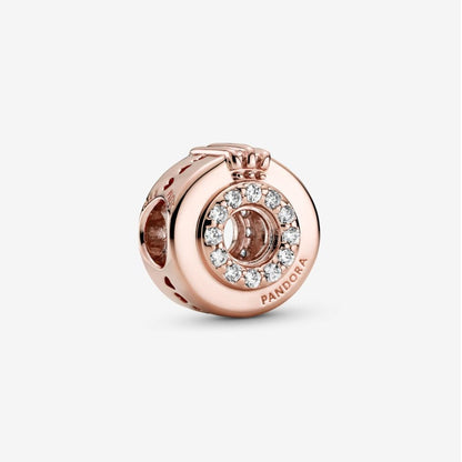 Charm Pandora con O Coronata e Pavé 789059C01