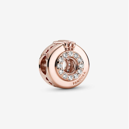Charm Pandora con O Coronata e Pavé 789059C01