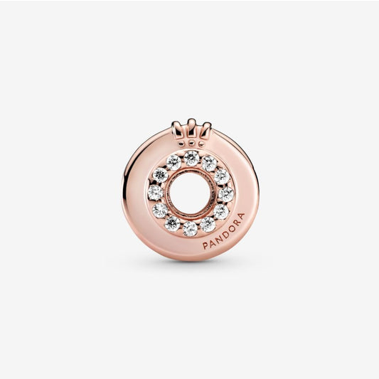 Charm Pandora con O Coronata e Pavé 789059C01