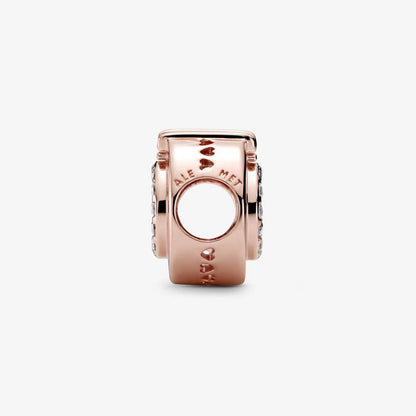 Charm Pandora con O Coronata e Pavé 789059C01