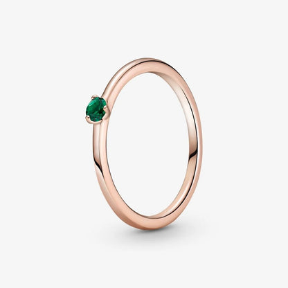 Pandora Green Solitaire Ring 189259C05