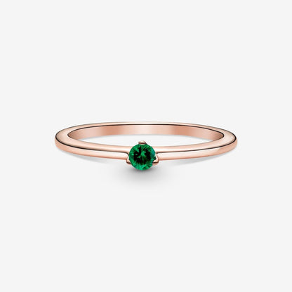 Pandora Green Solitaire Ring 189259C05