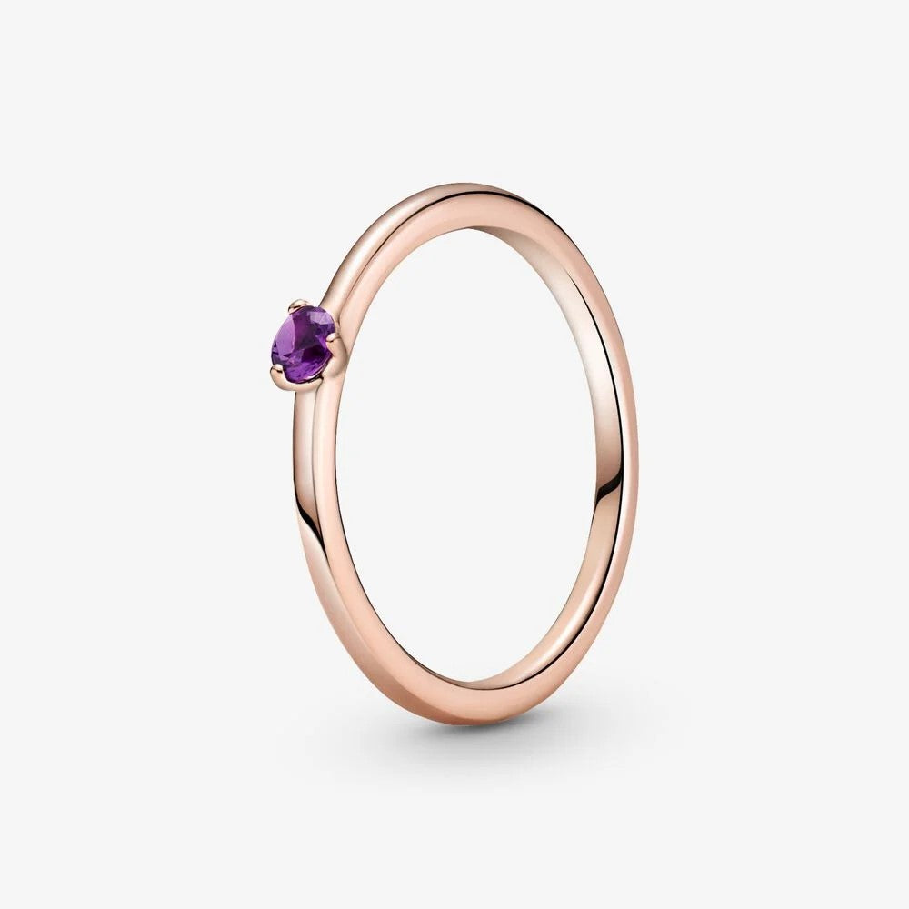 Pandora Purple Solitaire Ring 189259C06