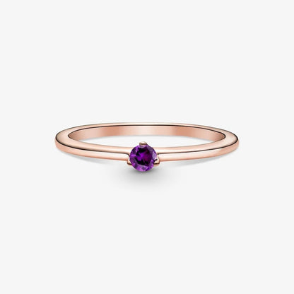 Pandora Purple Solitaire Ring 189259C06