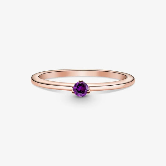 Anello Pandora con Solitario Viola 189259C06