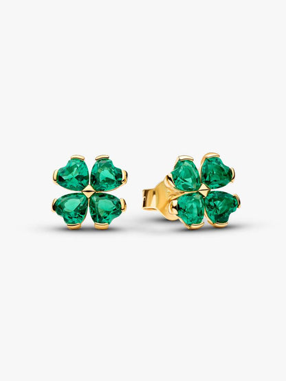 Orecchini Pandora Quadrifoglio Verde 264500C01