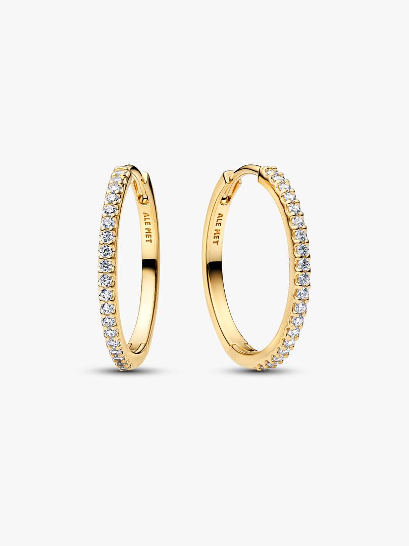 Orecchini Pandora Cerchi Grandi Pavè 264652C01