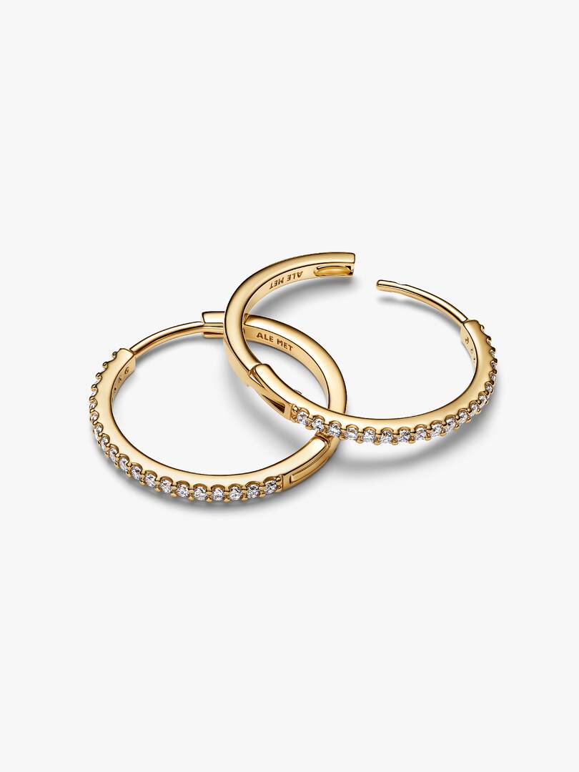 Orecchini Pandora Cerchi Grandi Pavè 264652C01
