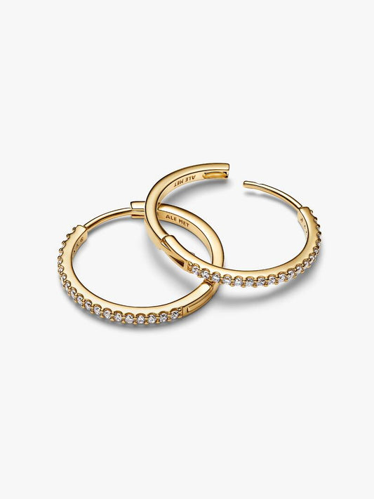Orecchini Pandora Cerchi Grandi Pavè 264652C01