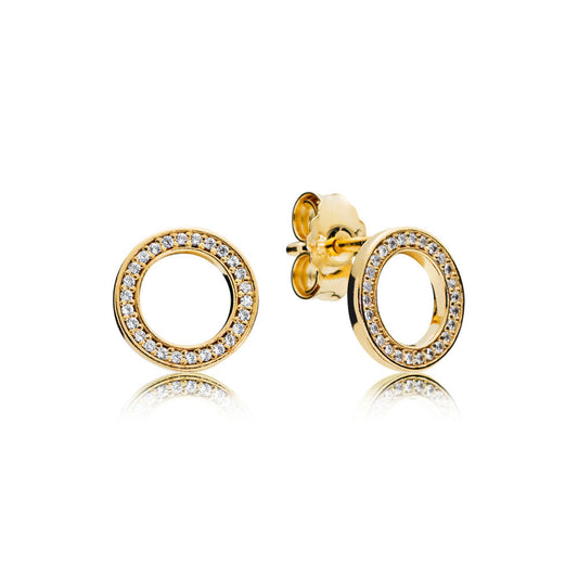 Pandora Forever Lobe Earrings 267112CZ