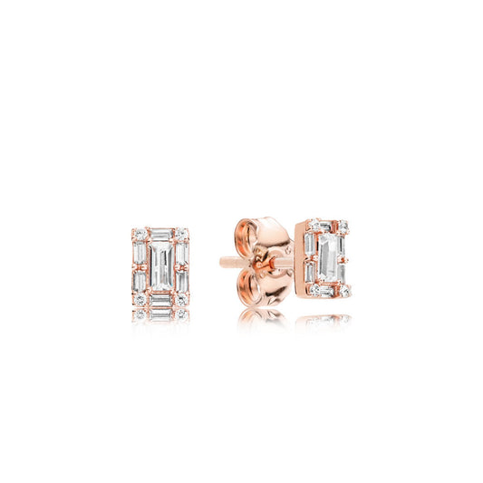 Orecchini Pandora a lobo ghiaccio splendente 287567CZ
