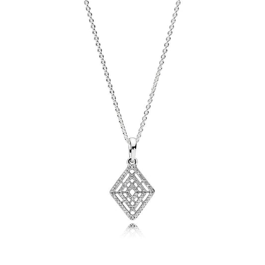 Collana Pandora Con Pendente Luminose Geometrie 396209cz