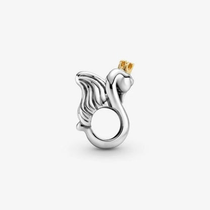 Charm Pandora Cigni e Cuore Bicolore 799315C00