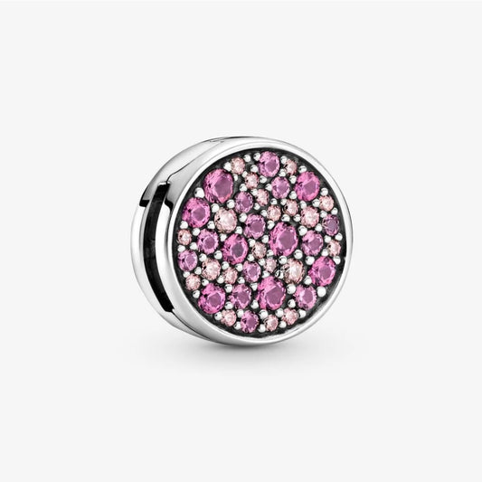 Clip Pandora con Pavé Rosa 799362C01