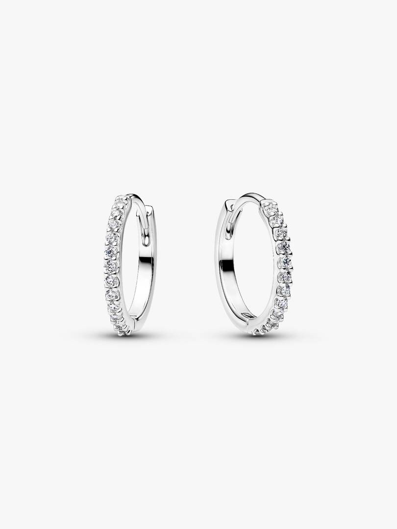 Orecchini Pandora Cerchi Pavé 294649C01