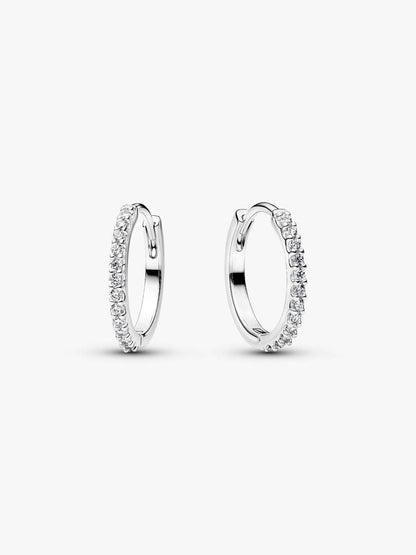 Orecchini Pandora Cerchi Pavé 294649C01