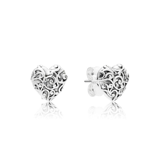 Orecchini Pandora a lobo cuori regali 297693