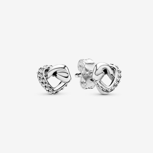 Orecchini Pandora a Lobo Intrecci d'Amore 298019CZ