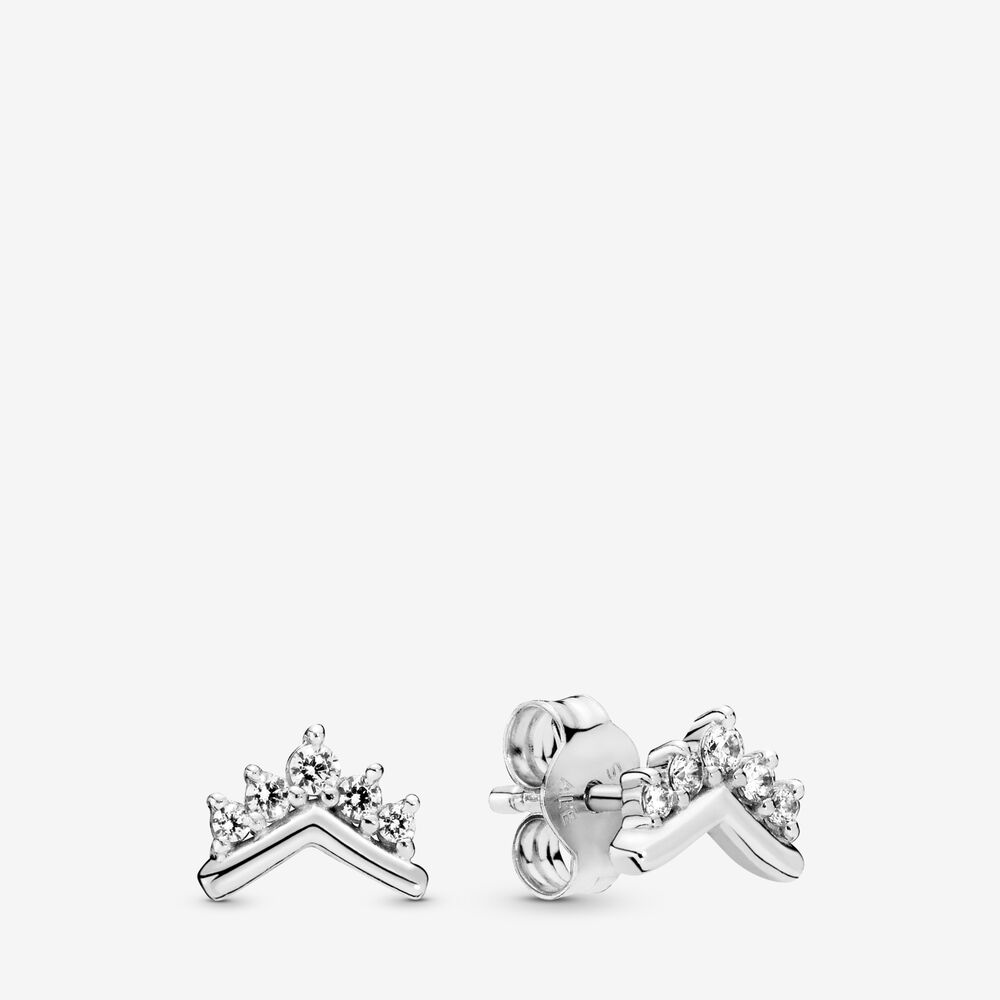 Orecchini a Lobo Pandora Tiara del Desiderio 298274CZ