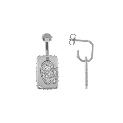 Mono Orecchino Rue Des Mille Medaglia Cuore ORZ-009RTCUORH-MNG