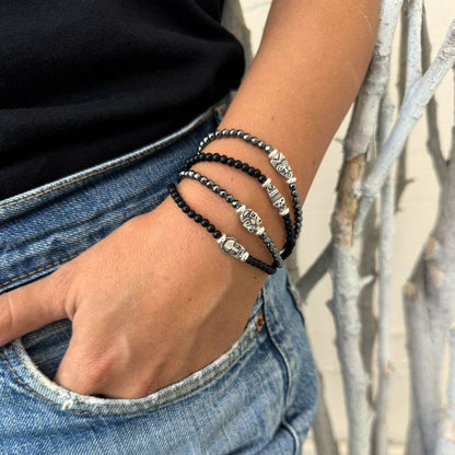 Bracciale Spadarella spadino maschera Longevità - SPBR700