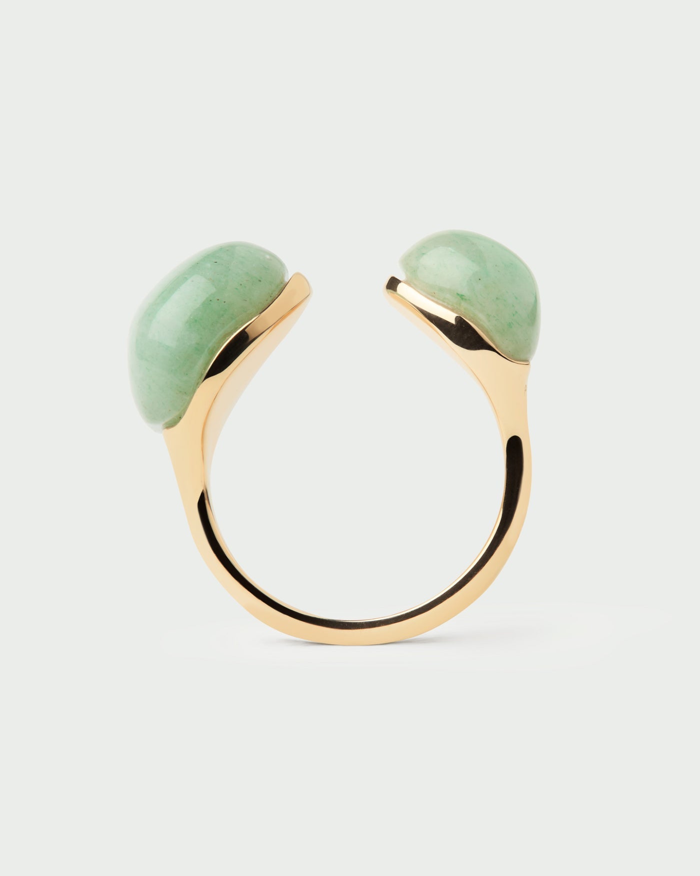 Anello PD PAOLA Green Aventurine Gravity Ring ANB1-D39