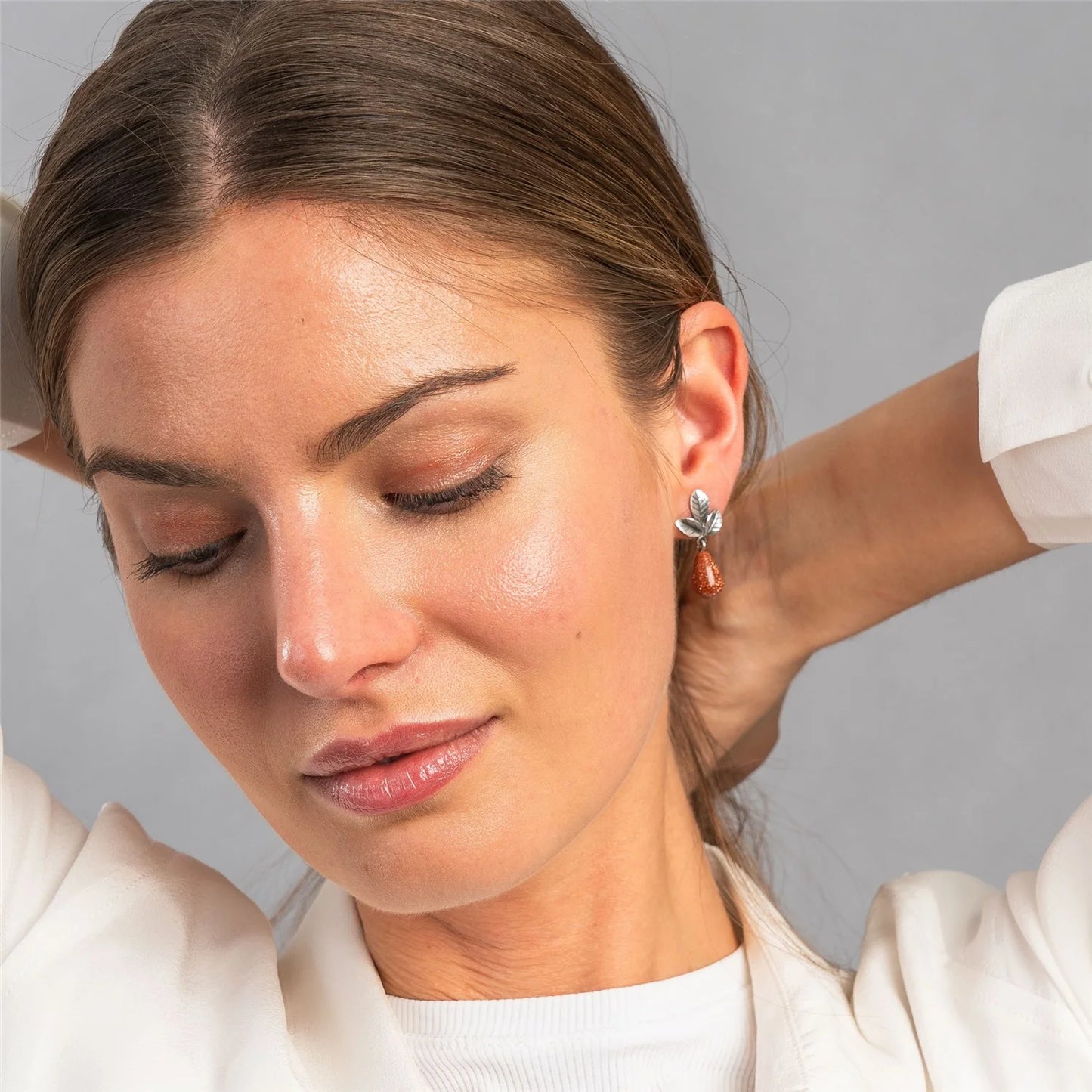 Orecchini Foglie della Positività Trollbeads TAGEA-00127