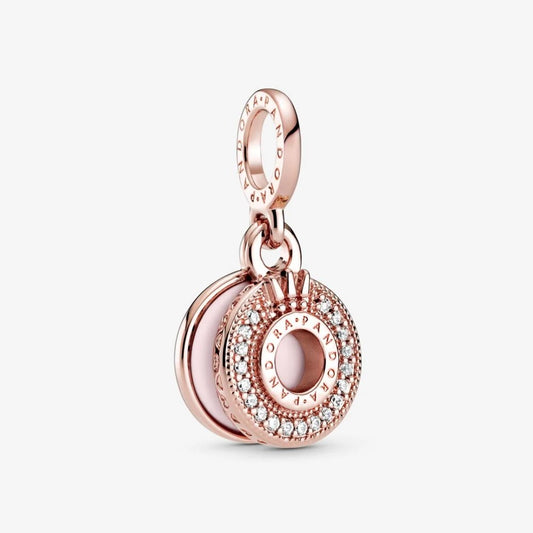Pandora Sparkling Pavé and Crowned O Pendant Charm 789055C01