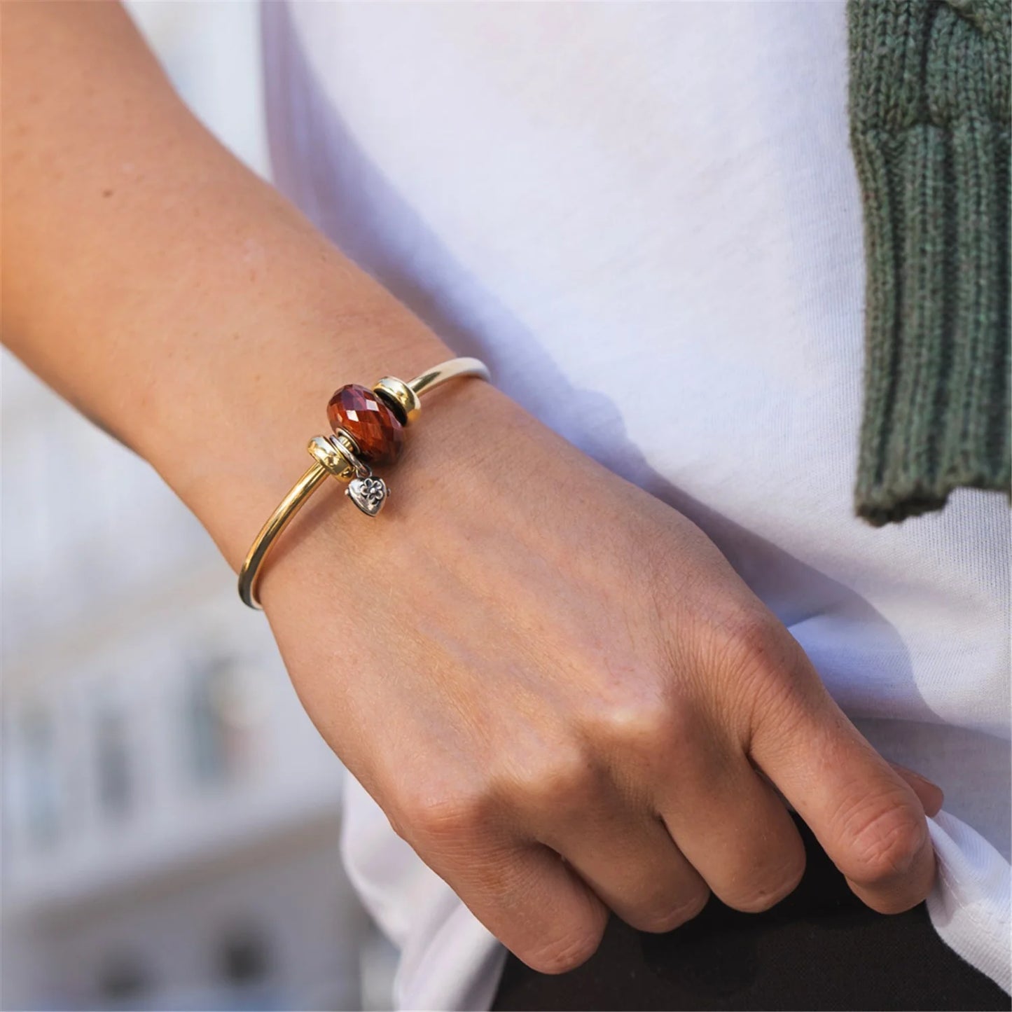 Bead Trollbeads Occhio di Tigre Rosso TSTBE-20009