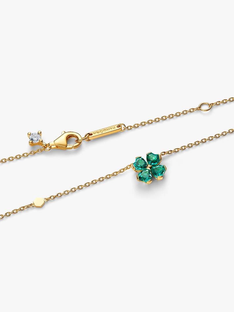 Collana Pandora Quadrifoglio Verde 364502C01