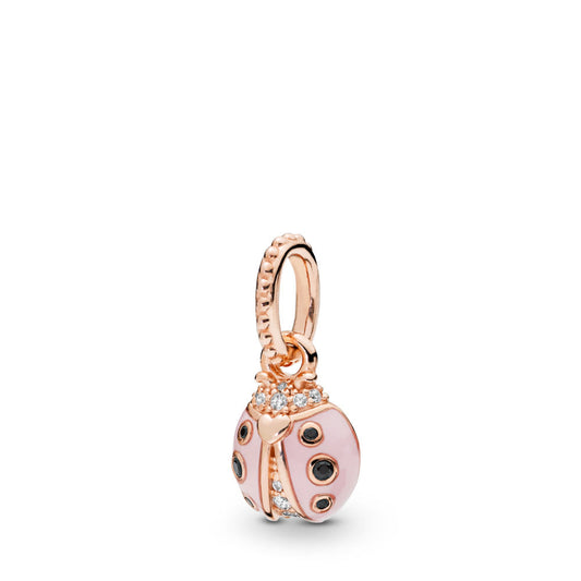 Pendente Pandora Coccinella Rosa Portafortuna 387909EN160
