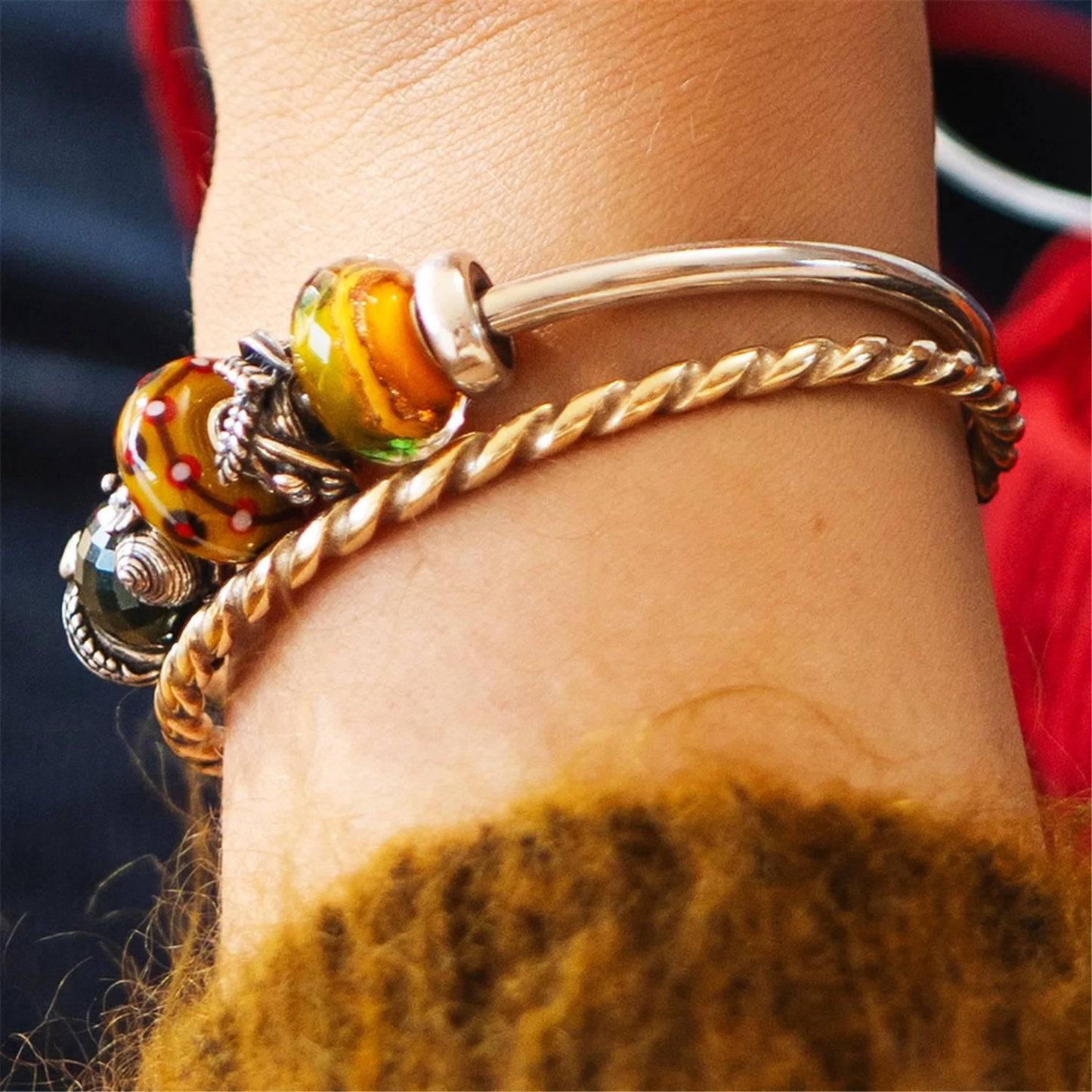 Bead Trollbeads Vento Dorato TGLBE-30167