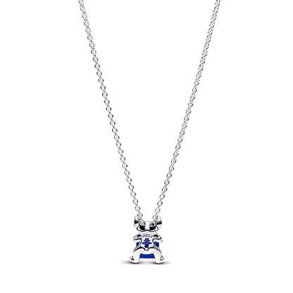 Collana Pandora Disney Stitch Blu 393743C02