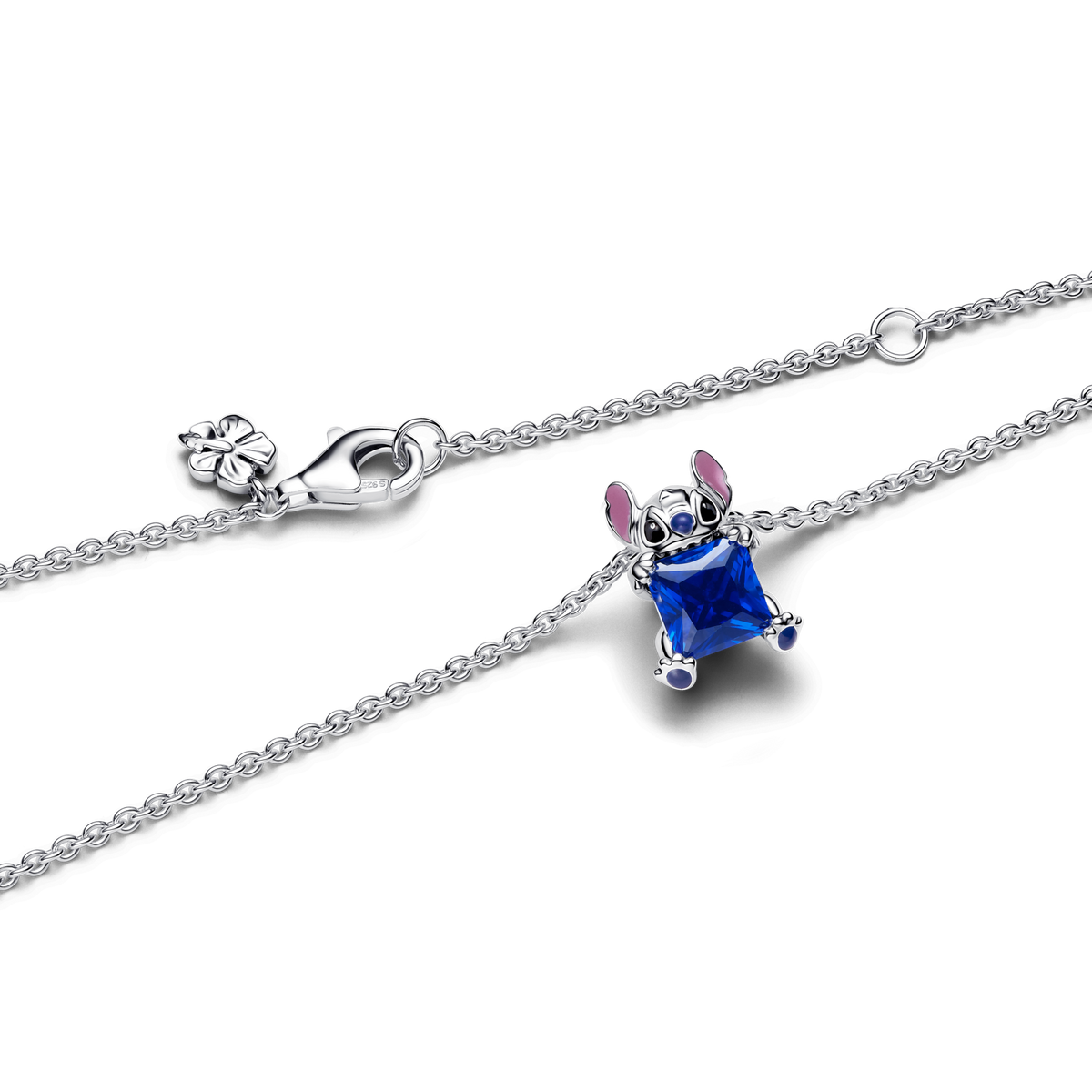 Collana Pandora Disney Stitch Blu 393743C02