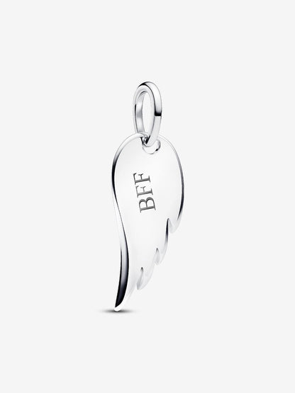 Charm Pandora Pendente Ali d'Angelo da incidere Argento Sterling 925