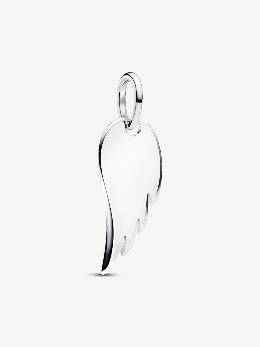 Charm Pandora Pendente Ali d'Angelo da incidere Argento Sterling 925