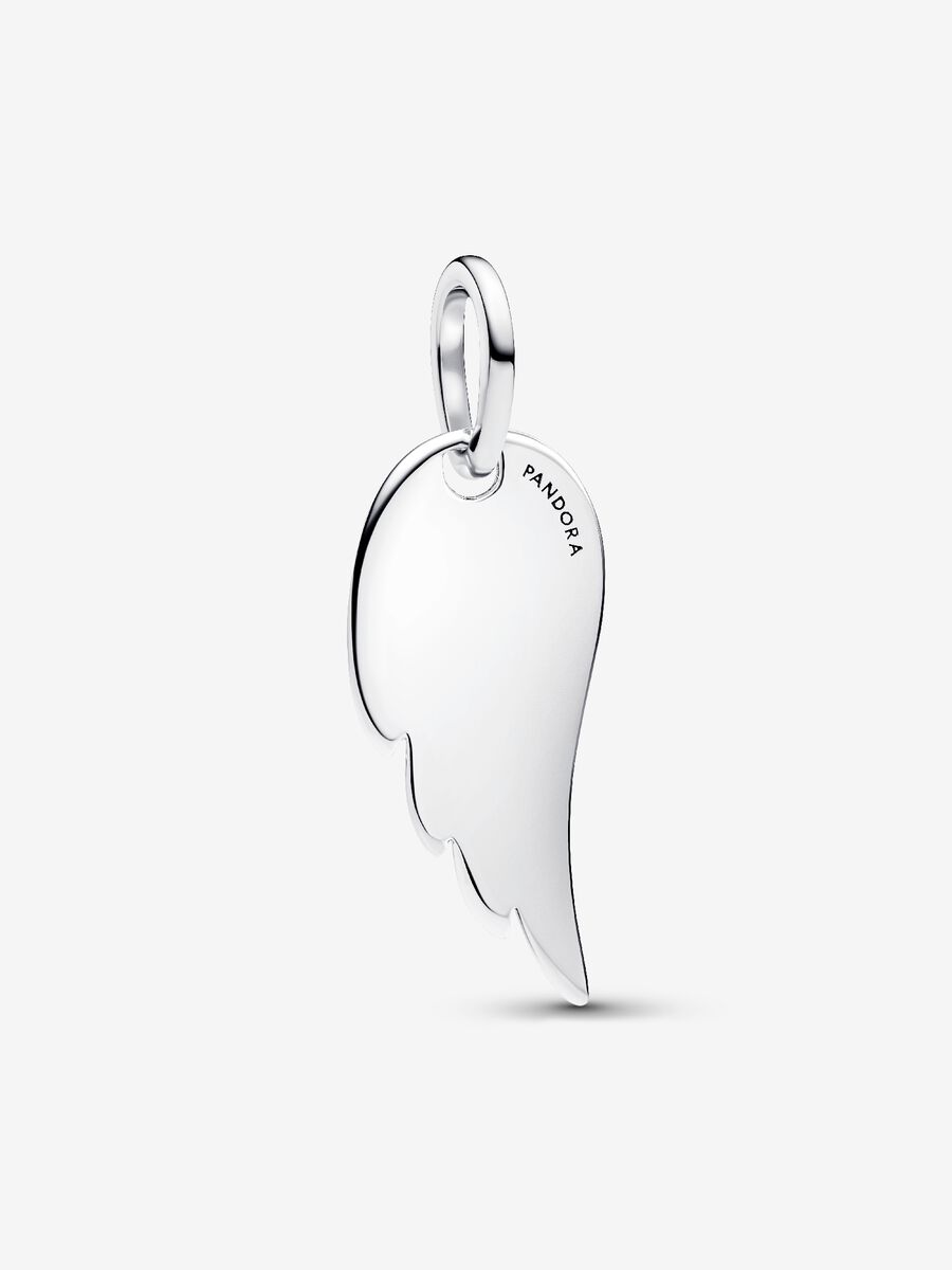 Charm Pandora Pendente Ali d'Angelo da incidere Argento Sterling 925