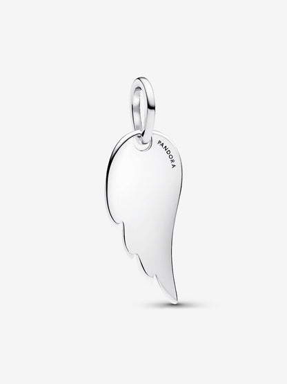 Charm Pandora Pendente Ali d'Angelo da incidere Argento Sterling 925