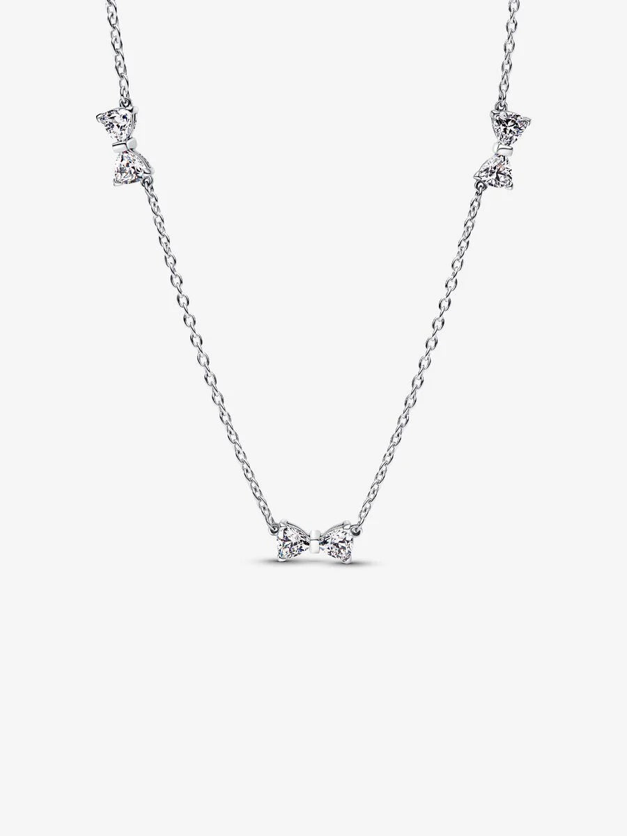 Collana Pandora con Fiocchi Luminosi Argento Sterling 925