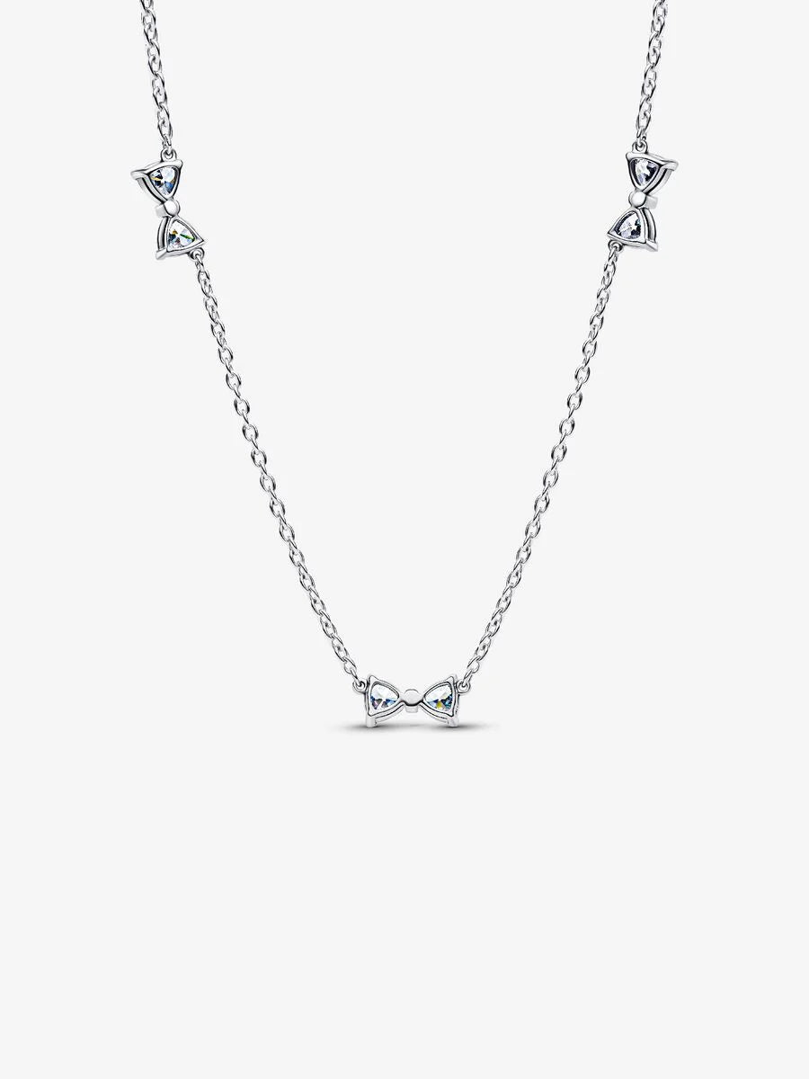 Collana Pandora con Fiocchi Luminosi Argento Sterling 925