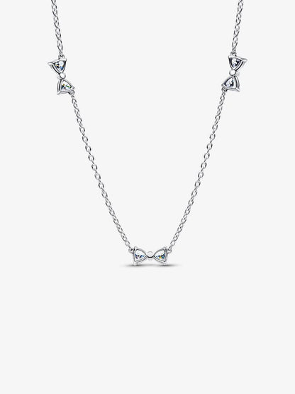 Collana Pandora con Fiocchi Luminosi Argento Sterling 925
