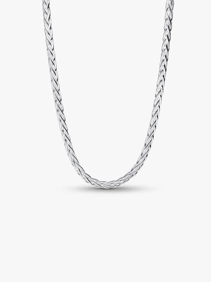 Collana Pandora Maglia Coda di Volpe con Chiusura Pavè 394463C01