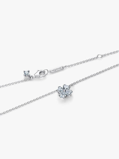 Collana Pandora Quadrifoglio Luminoso 394502C01