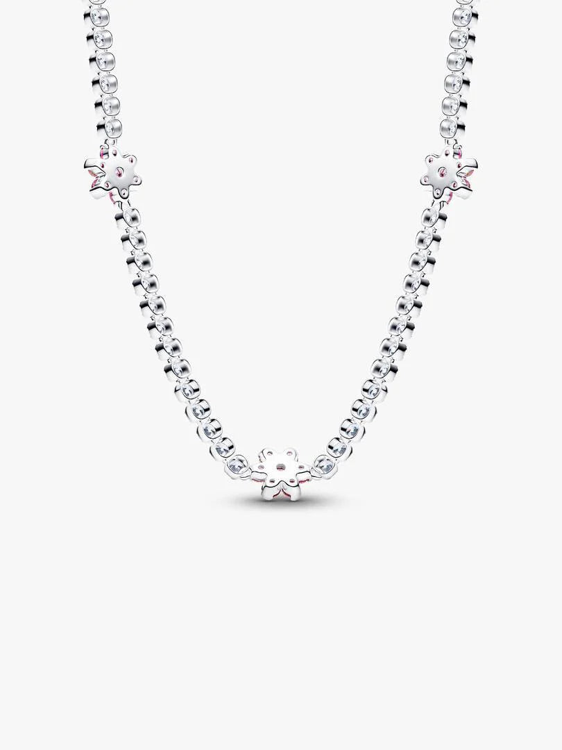 Collana Pandora Choker Fiori Rosa 394561C01