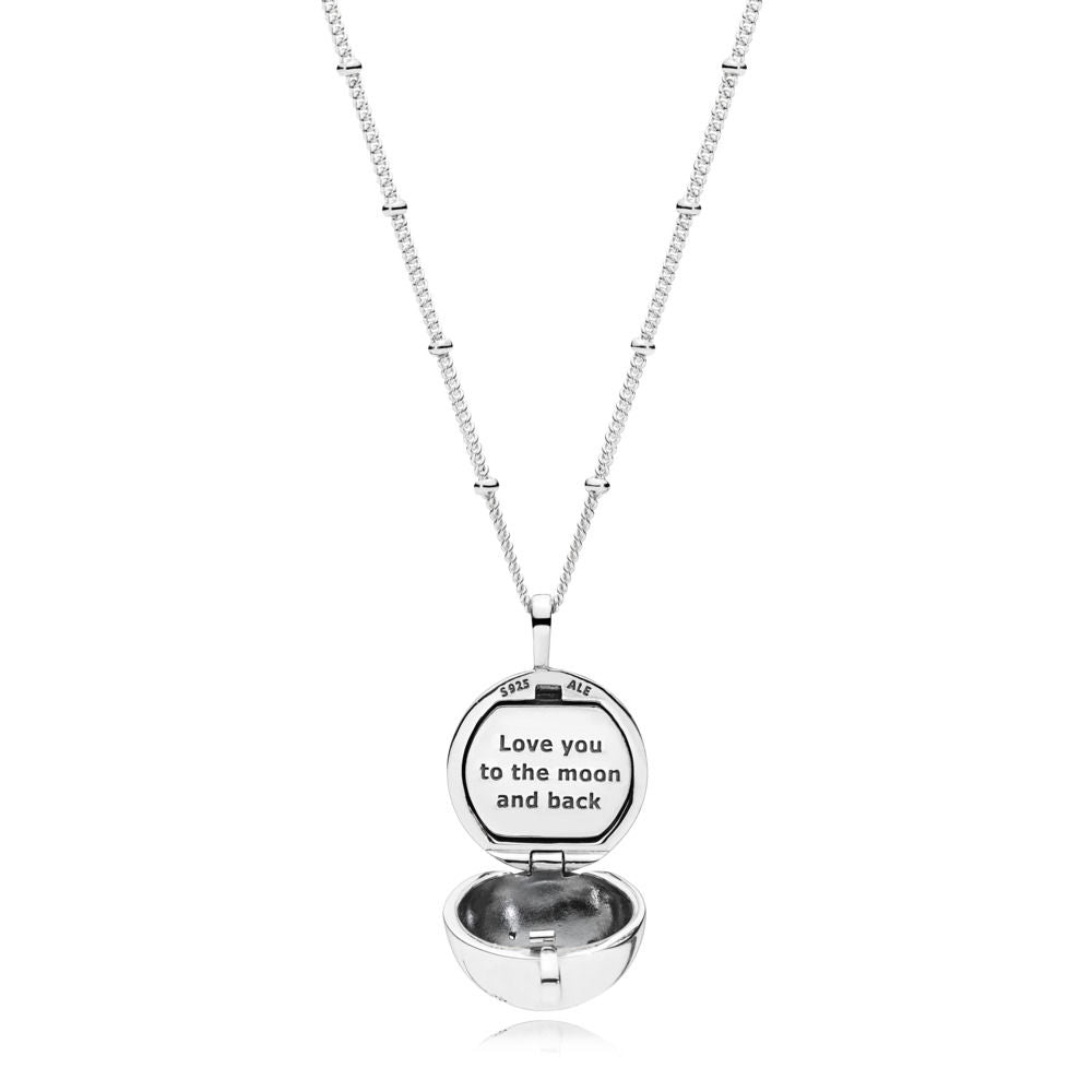 Pandora Moon and Stars Pendant Necklace 397537CZ-60