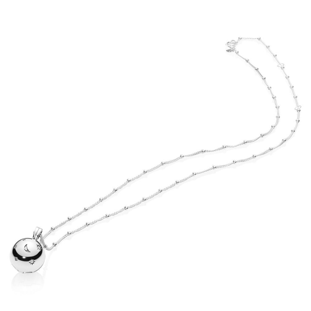 Pandora Moon and Stars Pendant Necklace 397537CZ-60