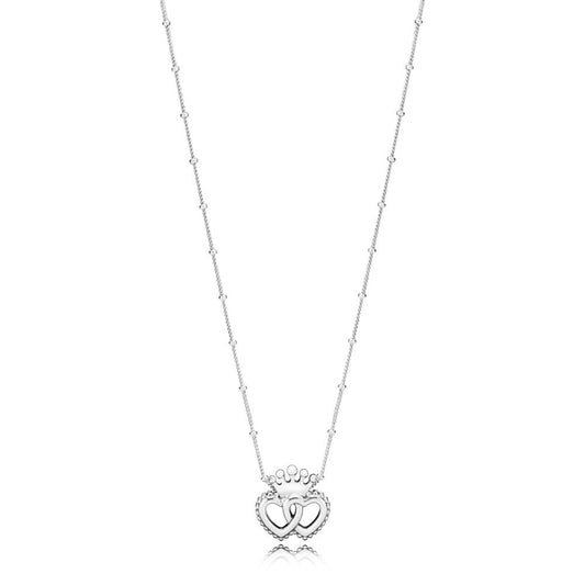 Pandora Necklace With Pendant Union of Hearts Gifts 397719-45